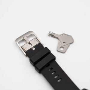 Bracelet fermeture avec serrure pour 4G Connectée Simili-cuir Marron